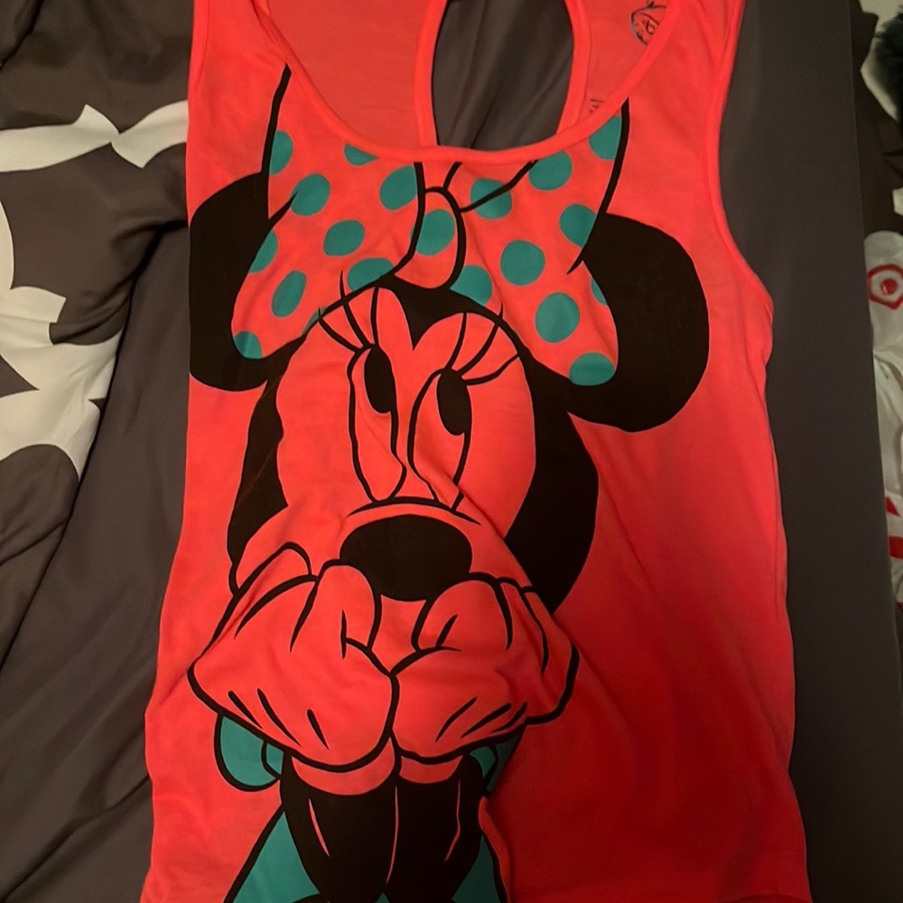 Pink Minnie Mouse Tank Top